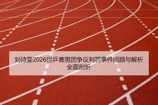 刘诗雯2026世乒赛男团争议判罚事件回顾与解析全面剖析